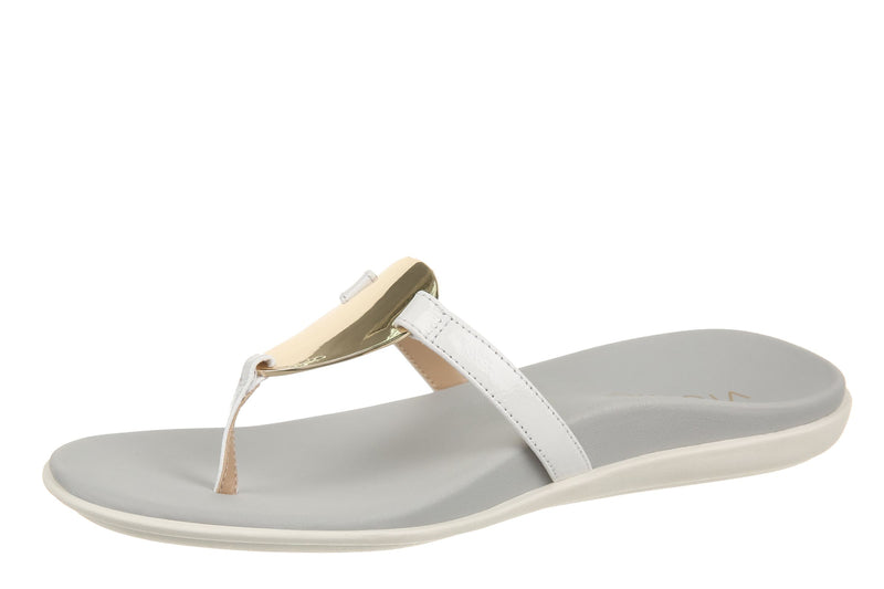 Vionic Raysa Flip Flop White Women's