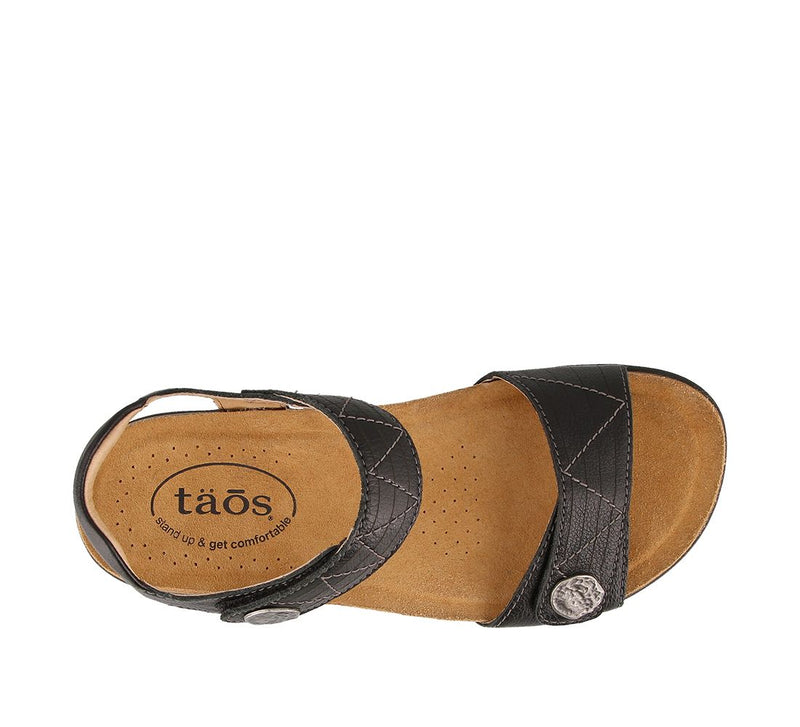 Taos Pioneer Sandal Black Women's