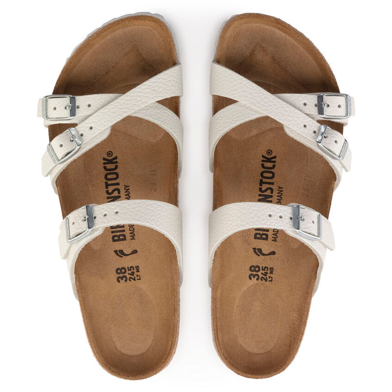 Birkenstock Franca White Leather Women's