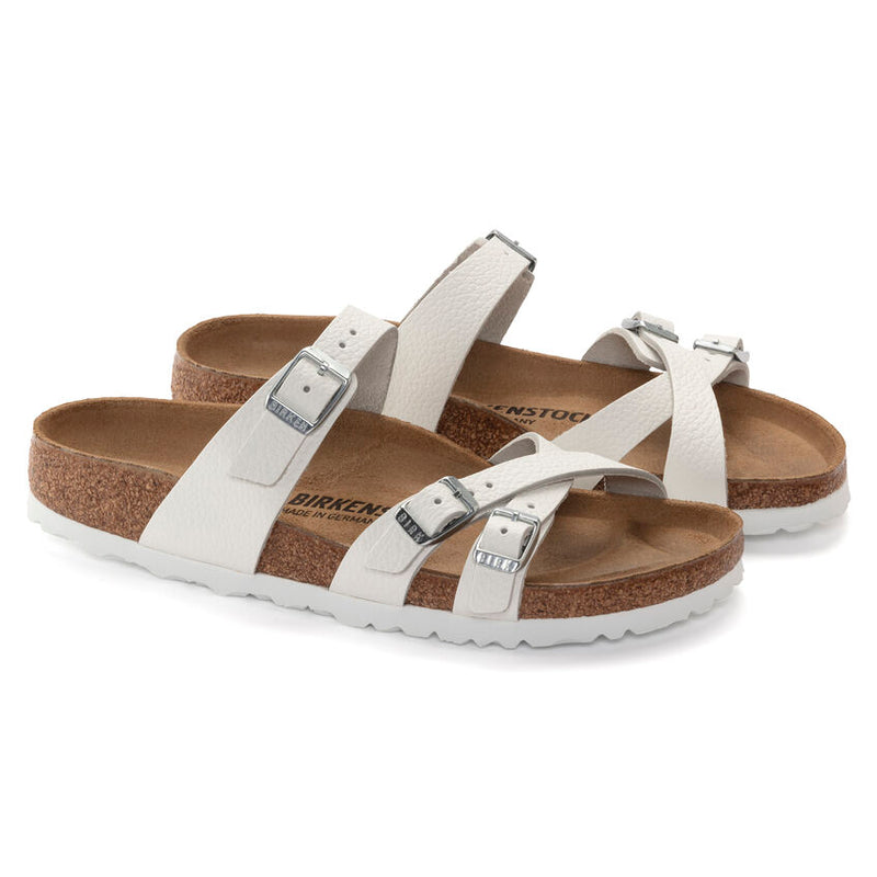 Birkenstock Franca White Leather Women's