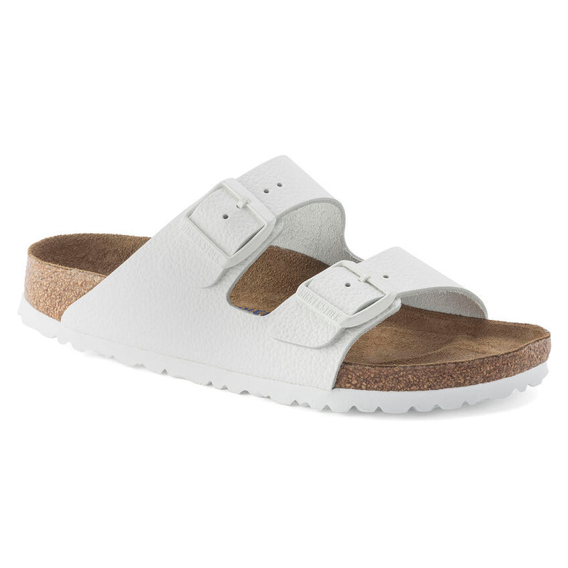 Birkenstock Arizona Soft Footbed Leather White Women's